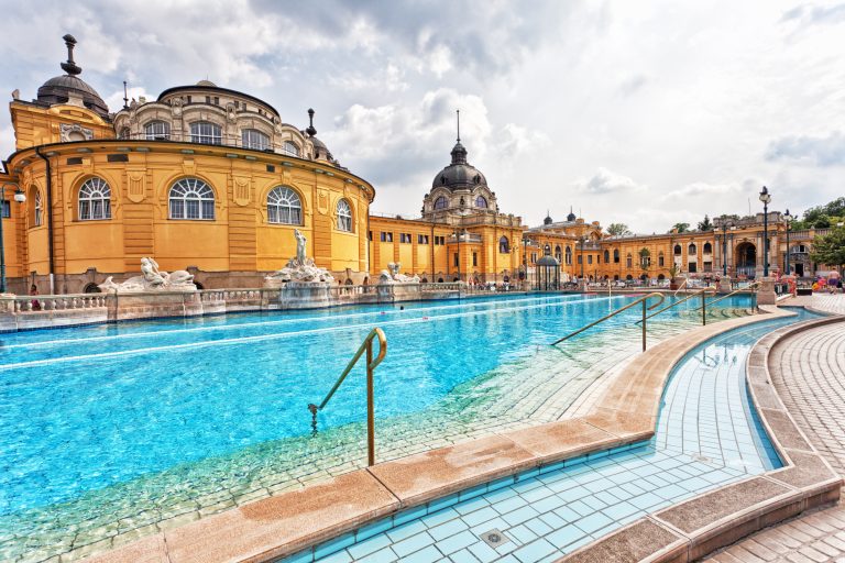 Szechenyi thermal baths in Budapest.